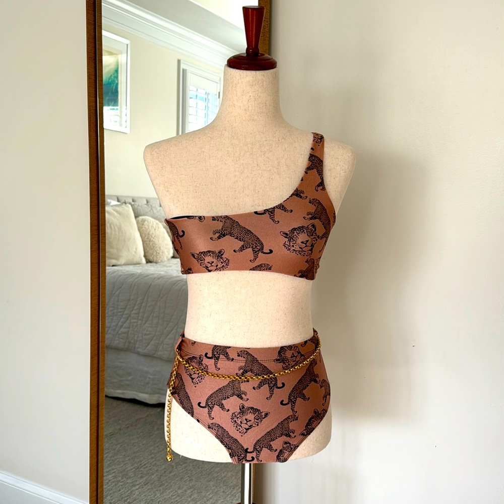 Lefah brazilian bikini animal print